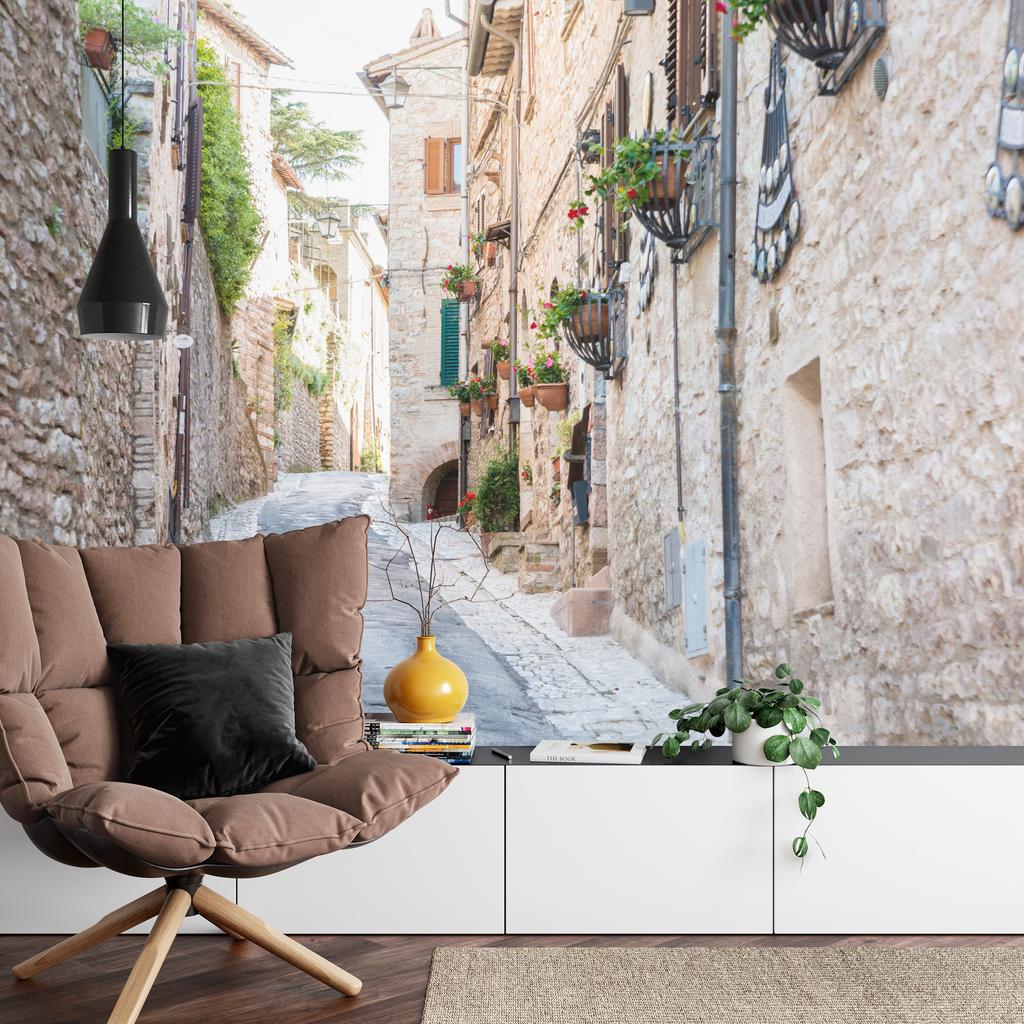 Photomural Italian Street Smooth Vinyl 208x146