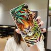 Original Jungle Animal Print Clear Case For Samsung Galaxy A54 A55 A53 5G Cases A52 A23 A13 A32 A33 A73 Soft Cover Sloth Leopard