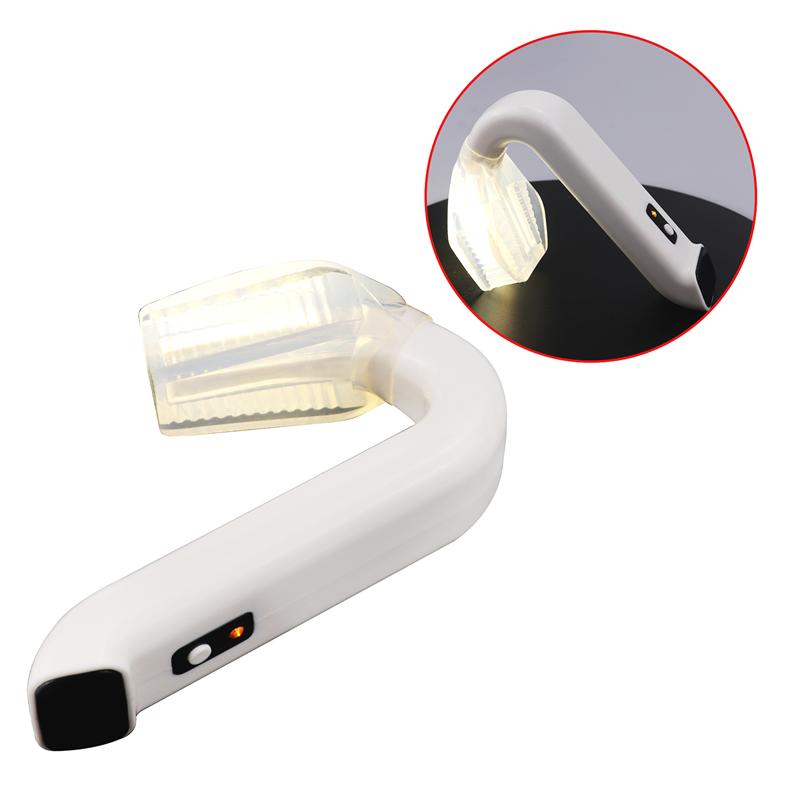 

Dental LED Intraoral Light Bite Block Oral Illuminator for Lighting System Mouth Opening Rechargeable Whitening Lamp белый
