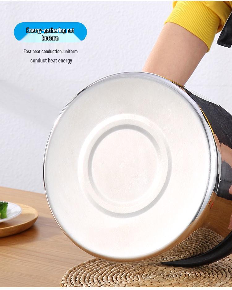 304 Stainless Steel Whistling Kettle for Gas & Induction, Large Capacity