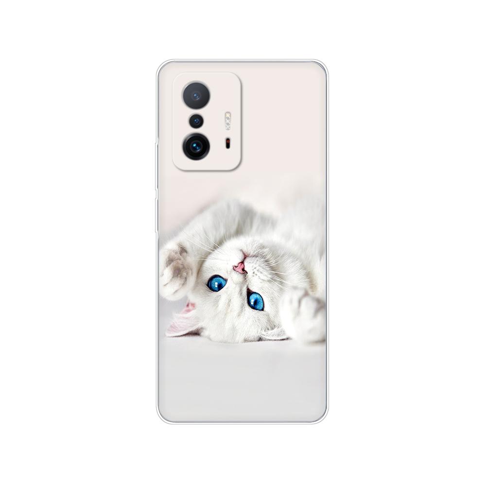 Pro Xiaomi 11T Pouzdro Pro Xiaomi 11T Pro Měkké Pouzdro Silikonový Kryt Zadní Strany Telefonu Pro Xiaomi11T mi 11 T 11TPro coque 6,67 palce nárazník TPU