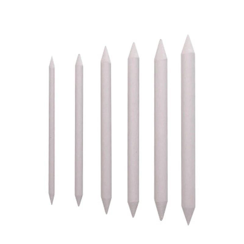 6/8/12Pcs Double Head Durable Art Drawing Tool Pastel New Blending Smudge Tortillon Material Sketching Paper Pencil