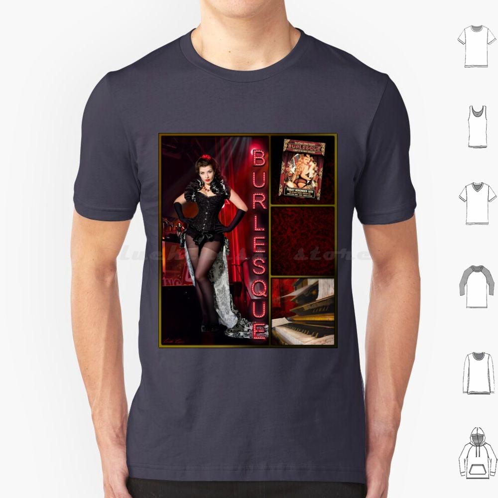 Dance SeriesBurlesque T Shirt Men Women Kids 6xl Dance Dancer Burlesque Music Triptych Red Woman Female Lindaleesart Linda