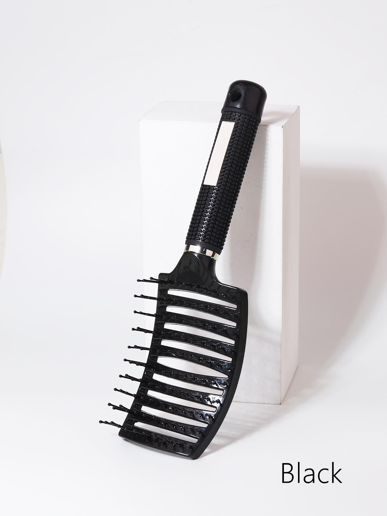 

hollow design anti-static nylon scalp massage hair comb with anti knotting hair, salon hairstyle tool Special for real hair wigs