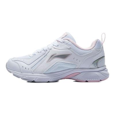 Shock Absorbing Non-Slip Wear-Resistant Low-Top Running Shoes Women Sneakers White Red ARHR192-2