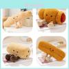 Adorável Brinquedo de Pelúcia Pão de Torrada Pequena Boneca Fofa Croissant Baguete Pretzel Enfeite Pendurado Pelúcia Curta Macia