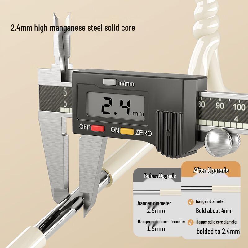 Baicaoyuan Adult Non-Slip Clothes Hangers