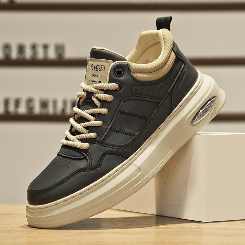 Men'S Shoes Autumn Casual Board Shoes Holly Youth Sports Platform Heightening Work Shoes Trendy Shoes