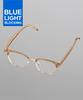 Likkeullou Rc Yleen Silver Blue Light Glasses Cocoa
