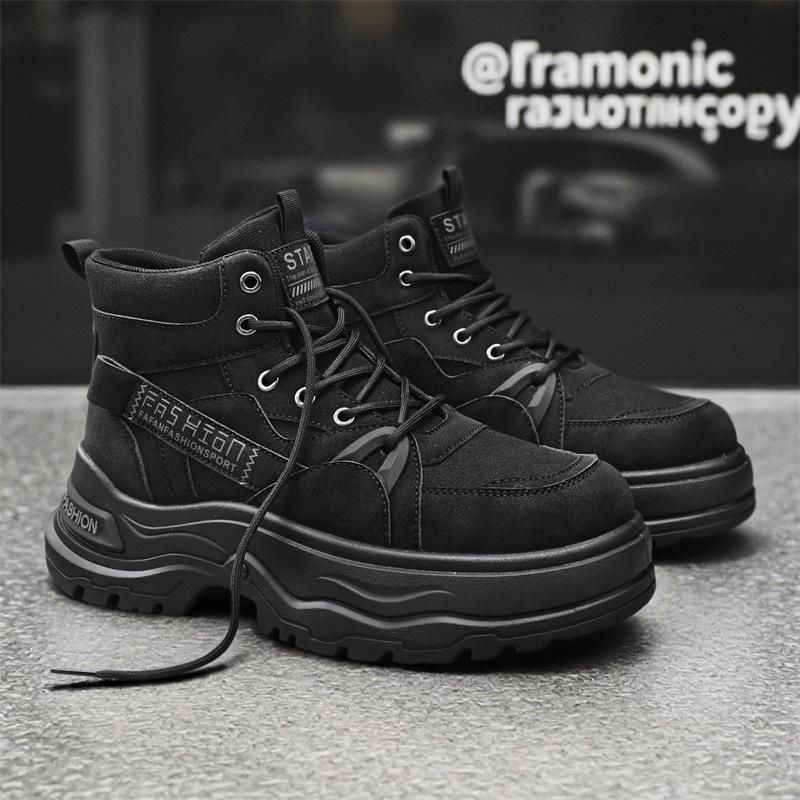 Autumn new new waterproof outdoor shoes high-top casual shoes