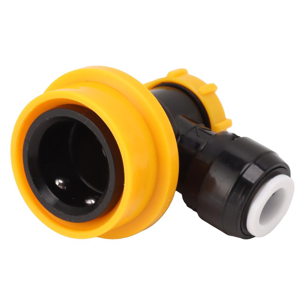 5Celsius16 Inch Double Tight Push In Quick Connector Adapter Push In Fitting   Lock Quick Disconnect