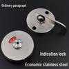 Stainless Steel Bathroom Door Indicator Lock