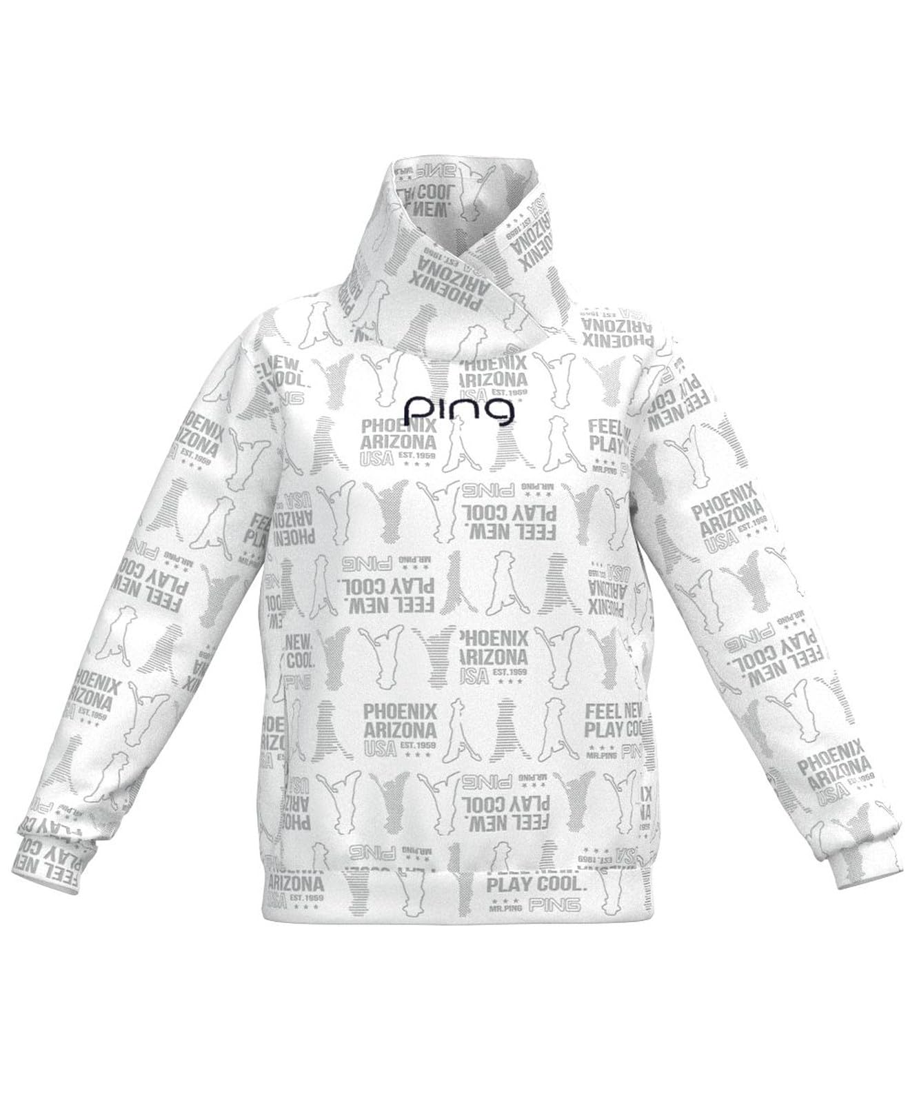 

PING Apparel Long Sleeve High Neck Shirt PING Shadow Golf Undershirt Size LL Women s (Mr. Pattern) / / 622-3269900 030_White,