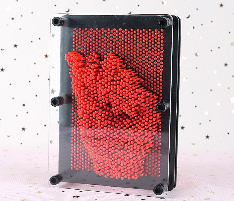 3D Shape Badge Art Shoumo Color Needle Children Get Facial Palm Model Clone Badge Home Desktop Decoration Decoration Fun Game