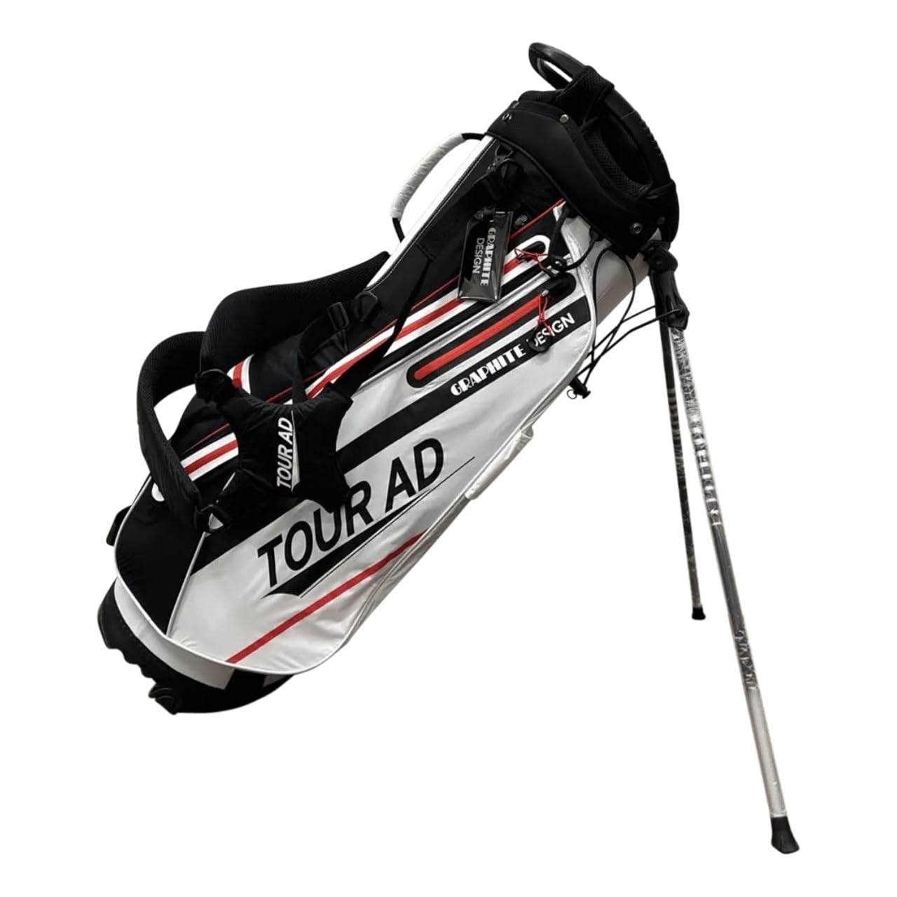 

Graphite design caddy bag white