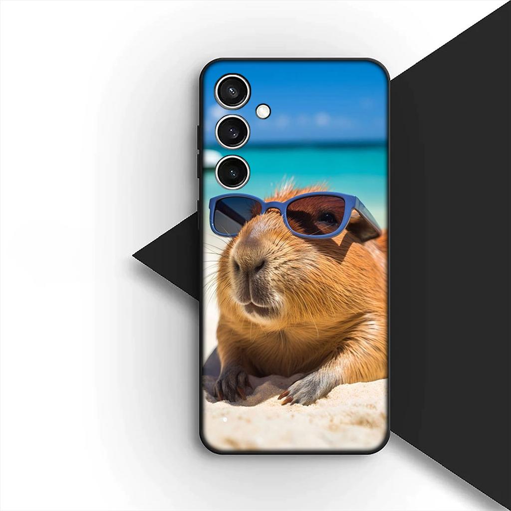 Cartoon C-Capybaras Kawaii Silicone Cover for Xiaomi Redmi Note 12 11 10 Pro 10A 10C 12C 13C Note12 12Pro Coque Phone Case