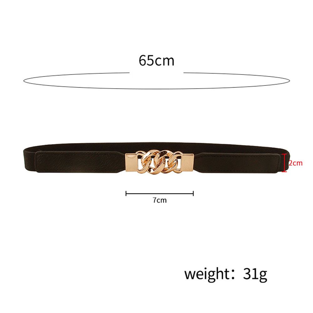 Fashion Ladies Stretch Adjustable Elastic Buckle Waistband Dress Belts Women Waist Belt Waist Strap