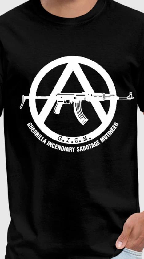 LONG SLEEVE Gism T shirt band Hardcore Punk Rock Anarcho S