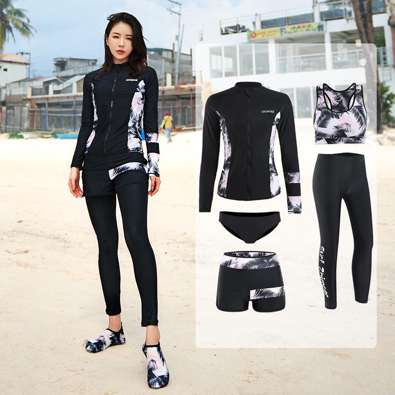 

Унисекс 2020 Быстросохнущий Раздельный Гидрокостюм с Длинным Рукавом для Дайвинга с Защитой от Медуз 3XL