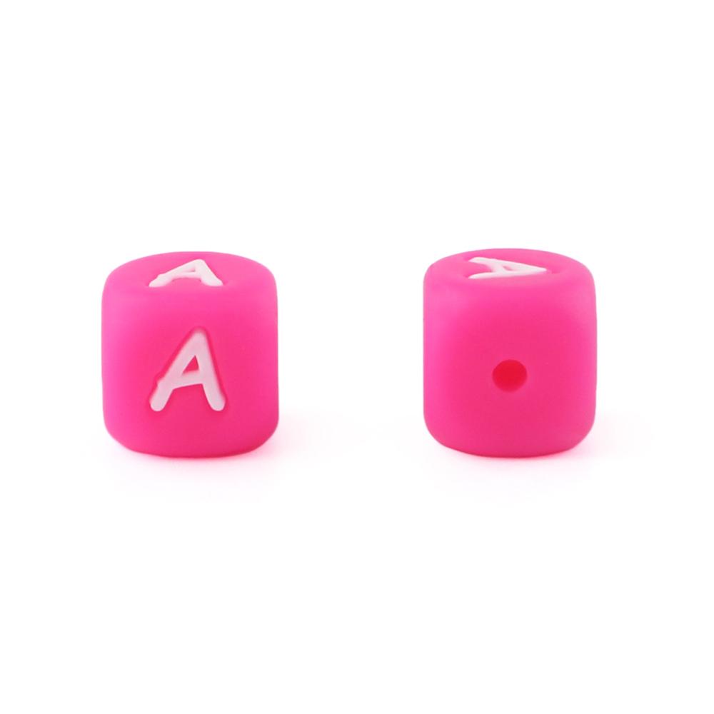 

Kovict 10pcs 12mm Hot Pink Silicone Alphabet Letter Beads For Jewelry Making Letters For Bracelets Jewelry Accessories