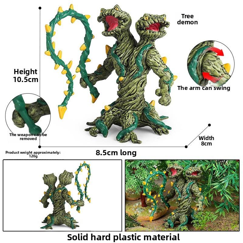 Combat Form Tree Demon Octopus Crab Monster Ice Bear Warcraft Model For Kids Collectible Display