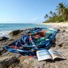 1pc Demon Slayer4 Beach Towel, Beach and Seaside Swimming Pool Equipment, Fashion Pattern, Rectangular, Travel Essentials