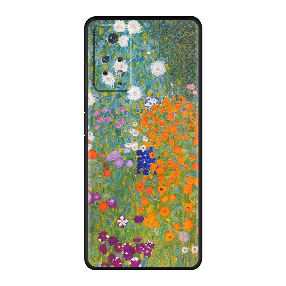 Van Gogh Starry Night Klimt Kiss Phone Coque Armor Case For Redmi Note 8 10 11 Pro 9 7 K40 9S 9C 9A 9T 8T K50 10C