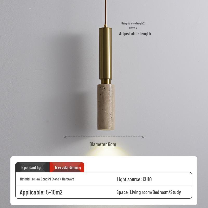 Wabi-Sabi Zen Pendant Light: Retro & Artistic Design for Restaurants, Living Rooms, and Bedrooms