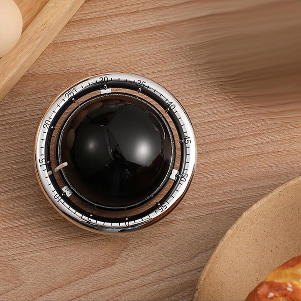 Star Shape Mechanical Remind Alarm Timer Magnetic 60 Minute Wind Up Timer Baking Countdown Reminder Student Time Manager Alarm Clock