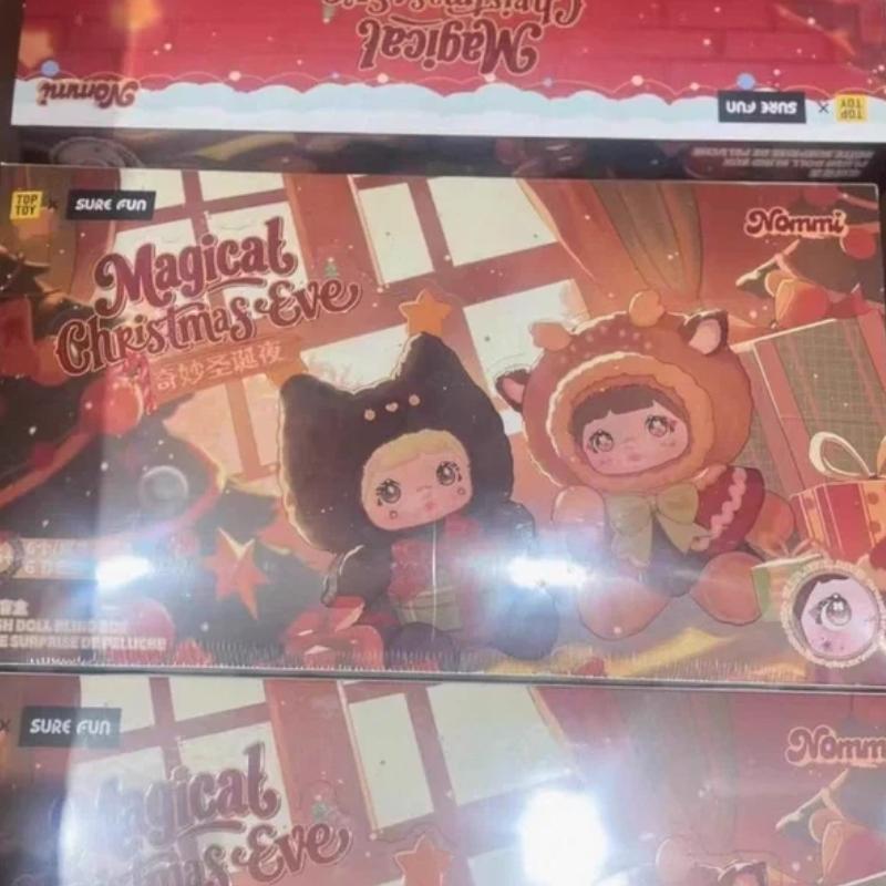 Top Toy Authentic Nommi Wonderful Christmas Night Series Blind Box Trendy Toy Cute Plush Doll Keychain Bag Charm Gift For Kids