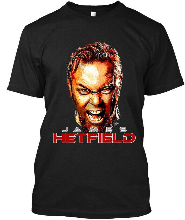 NWT James Hetfield American Musician Guitarist Face Vintage T-Shirt Size S-4XL Unisex T-Shirt S