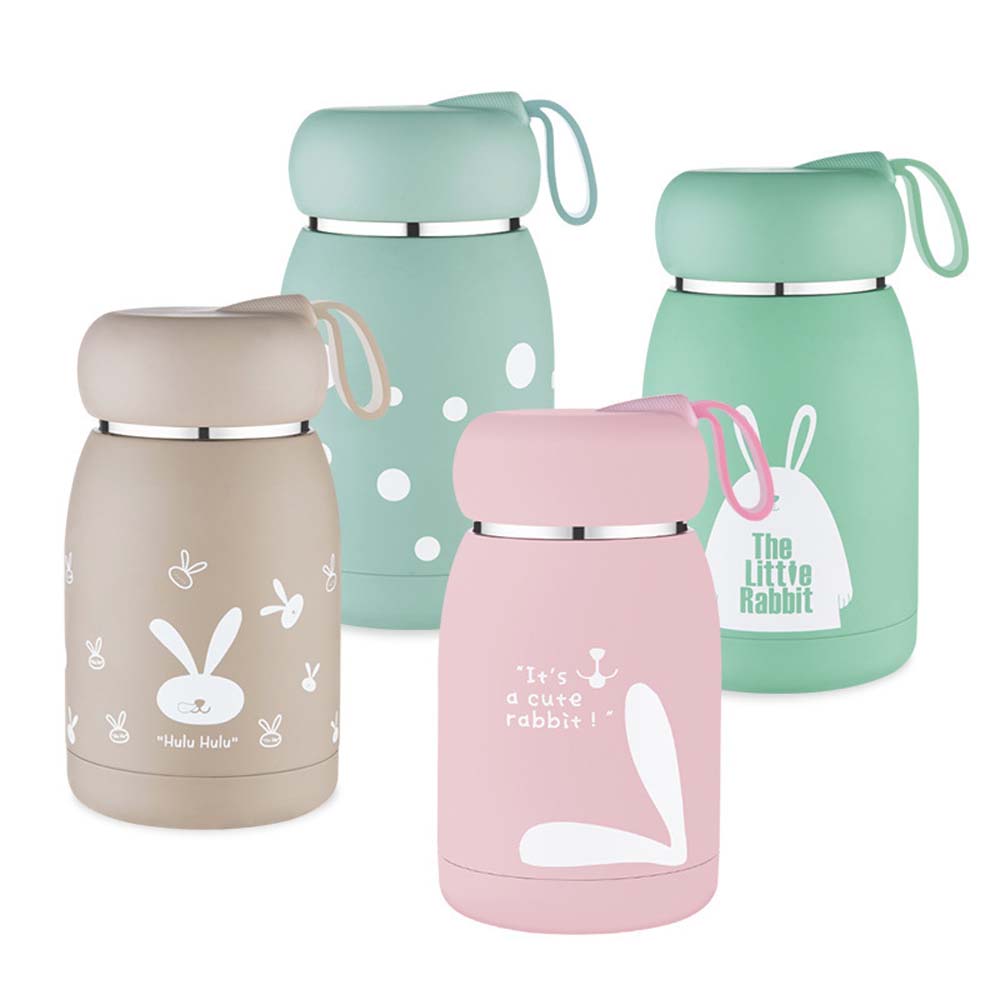 Cartoon Leakproof Coffee thermos Insulated Vacuum Water Bottle Thermos Cup Coffee Mug Vacuum Flask
