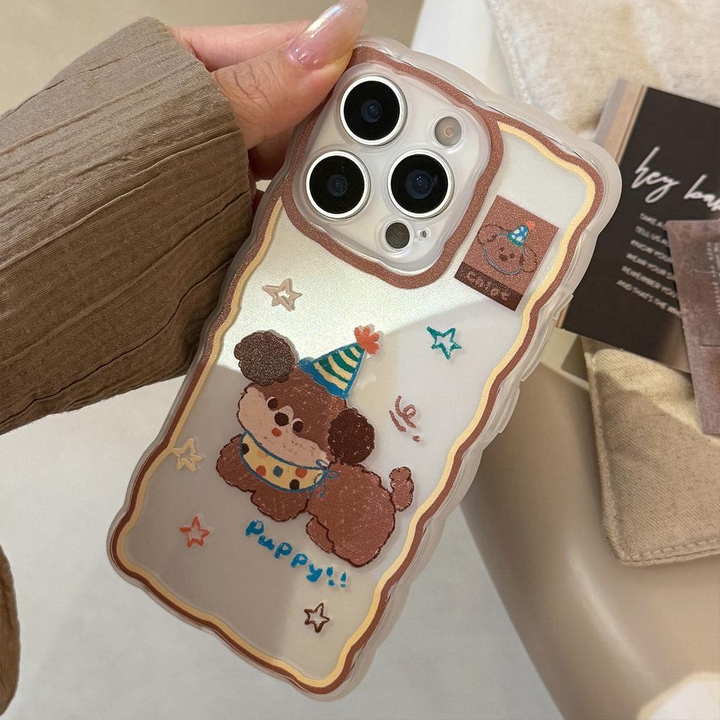 Applicable To IPhone16 Mobile Phone Case 14 Color Star Puppy 11 Transparent 12 Apple 15 Promax13 Full Package