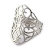 Silver Ring 'Choreography' Silver (rhodium) - 26 Mm