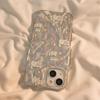 Purple Flower Kitten Apple 16 Mobile Phone Case IPhone15promax13/12/14XR Premium 17 Dirt Resistant