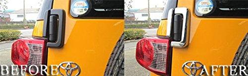 BRIGHTZ Chrome Rear Gate Hinge Cover for FJ Cruiser GSJ15W [REA-DHC-021] 8959