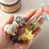 Girls Hairpins Ponytail Holder Headdress Acetate Hair Claw Letter Women Hairgrips Korean Hair Clips