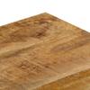 Coffee Table 100 X 50 X 35 Cm Solid Mango Wood and Steel