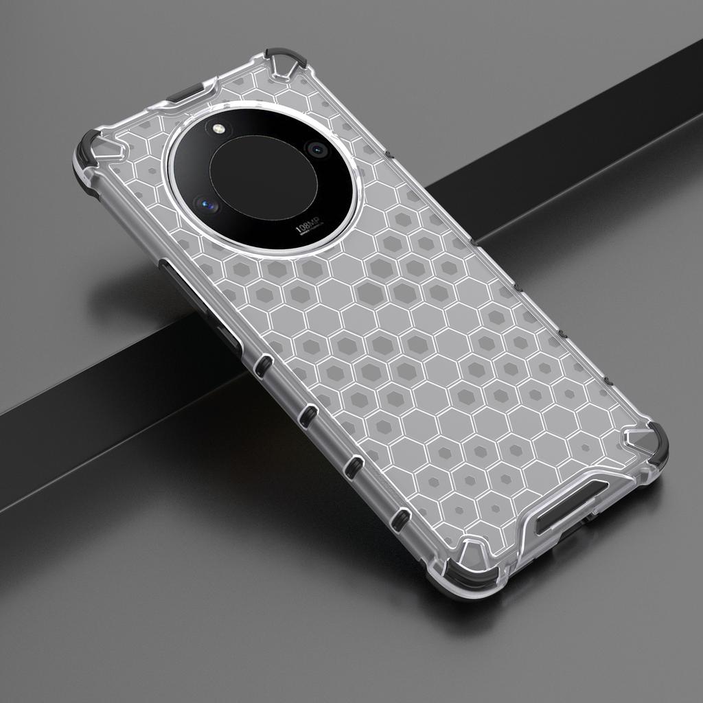 For Honor X50 5G/X9b 5G/Magic6 Lite 5G Case PC+TPU Anti-scratch Phone Shell with Honeycomb Design