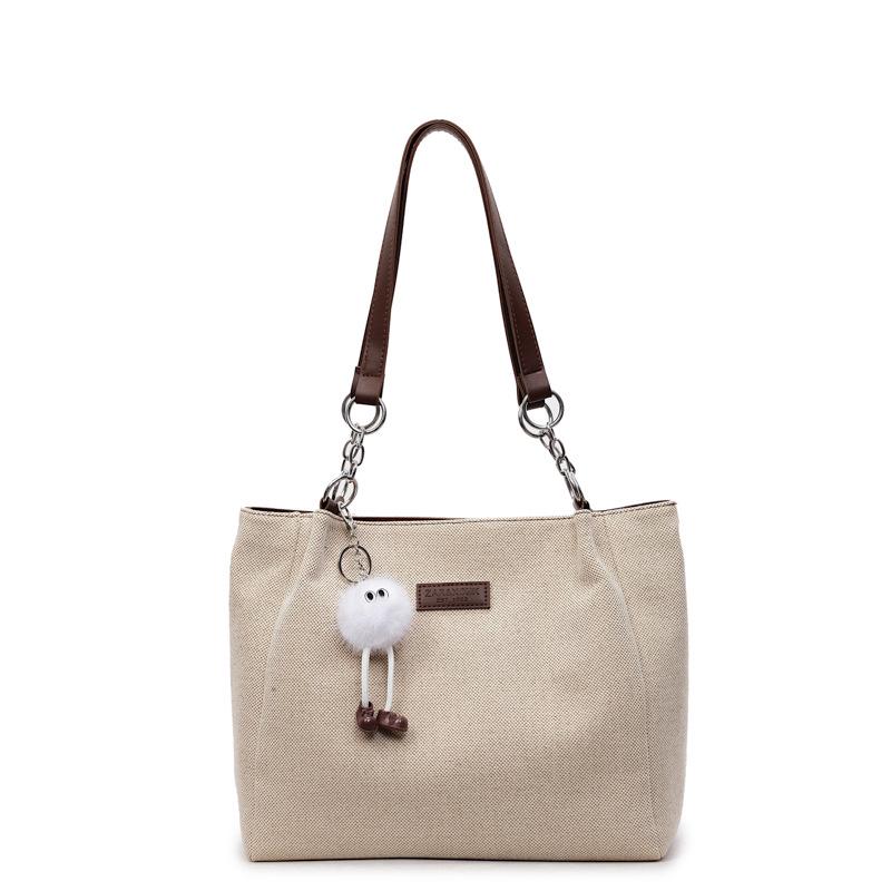 

Women s Large Capacity Casual Tote Bag - Fashionable Student & Commute Shoulder Bag Without Pendant