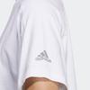 adidas T Shirts Men's White Crew Neck Moderate Straight Fit IA9430