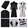 Medieval Renaissance Punk Coat For Stage Performances And Photography