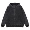 Men's Washed Vintage Cardigan Hoodie - Autumn/Winter Trendy Ins Retro Style