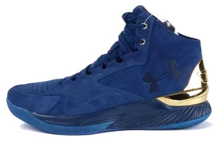 Under Armour Curry 1 Mid Lux Blackout Navy 1296617-997 41