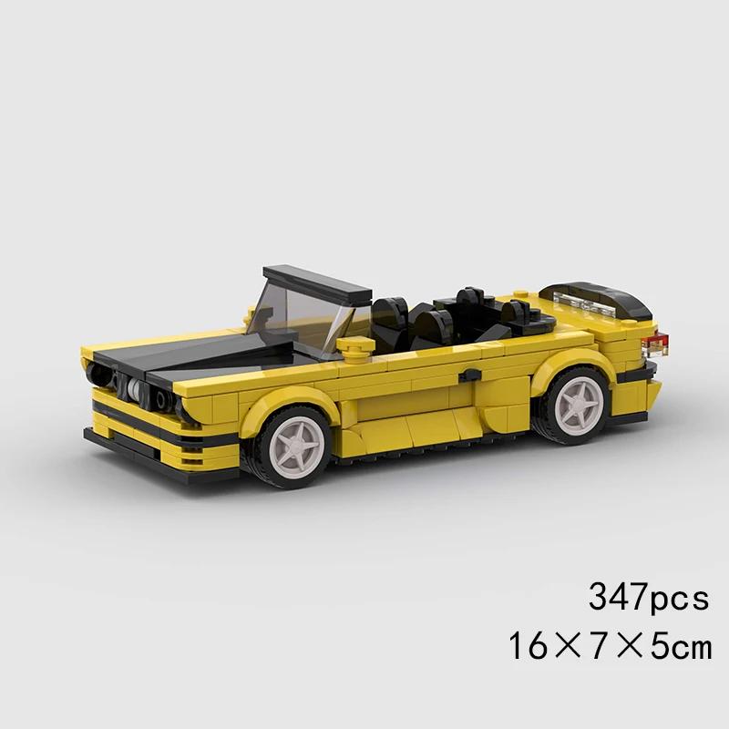 Speed Convertible MOC Car Super Race Technical Vehicle Model Building Block Racing Rally Sports Brick Christmas Gift Toy City