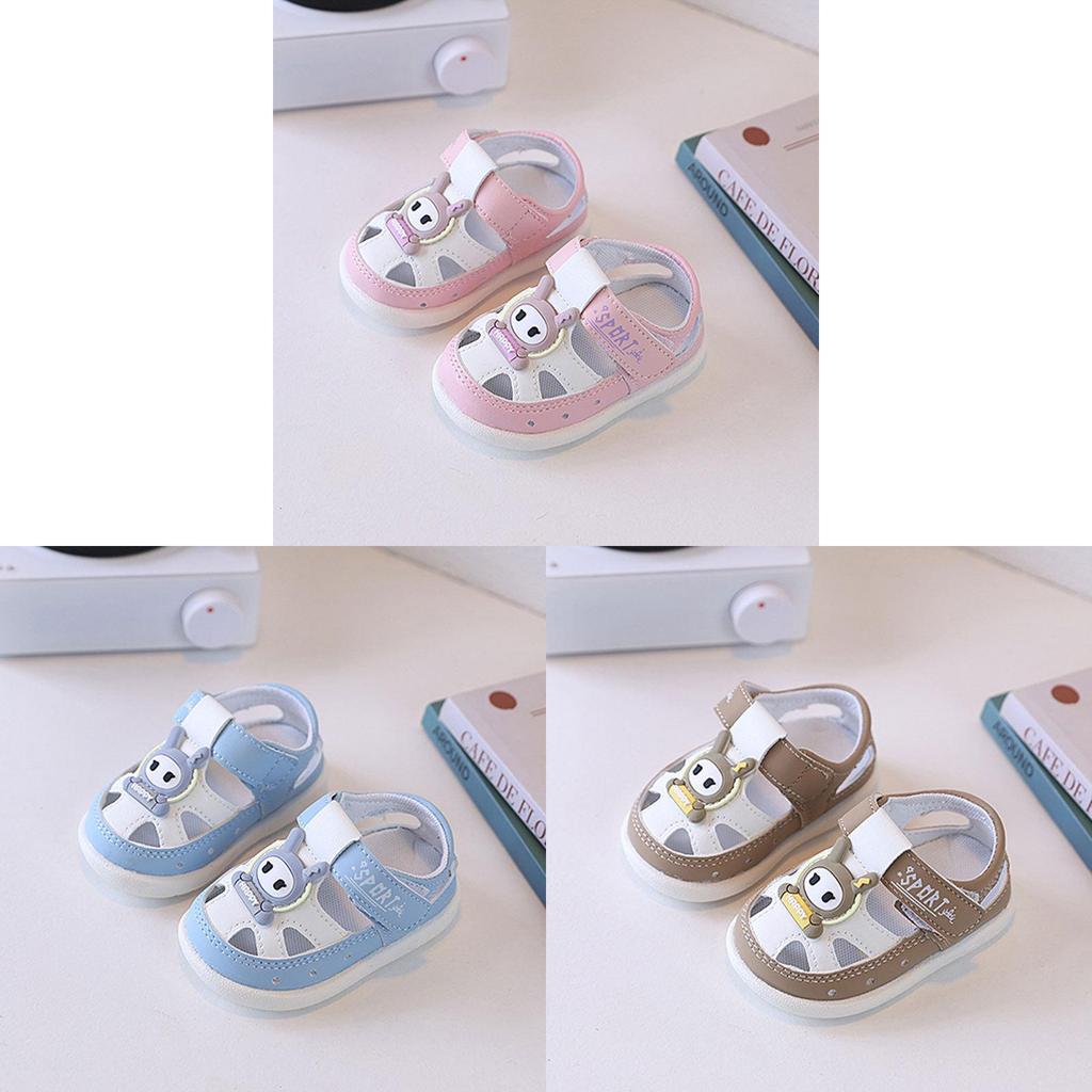 Baby Boys Girls Cartoon Breathable Sandals Soft Sole Summer Shoes For Toddlers