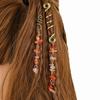 2Pcs/Set Vintage Ethnic Style Spiral Dreadlock Hair Clip Pendant Hair Loop  Women Dreadlock Styling
