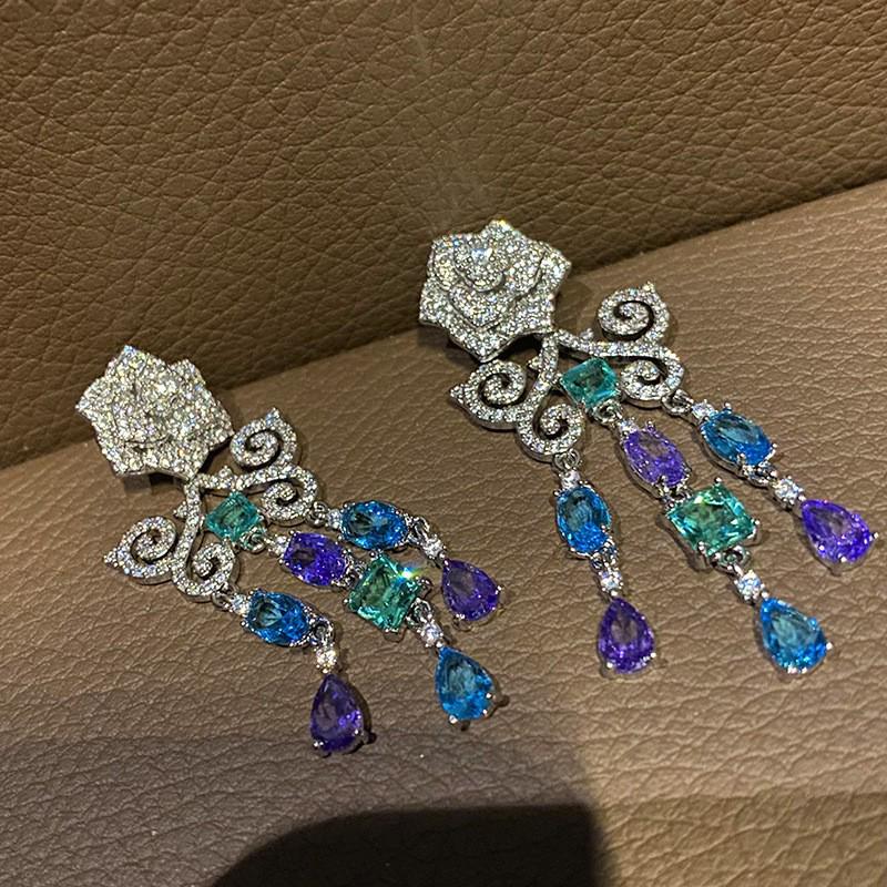 Real Gold Plated Zircon Star Ear Cuffs: Elegant Light Luxury Earrings for Women