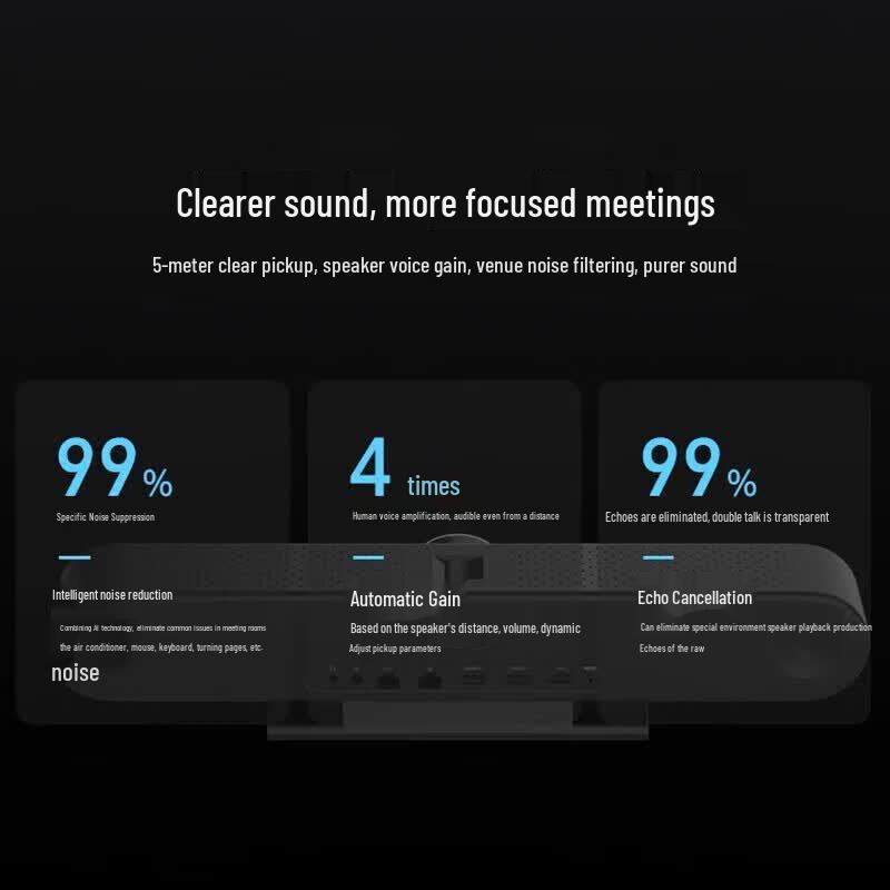 DingTalk F1 All-in-One Video Conference System with Wireless Mic (CN Version)
