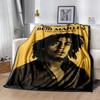 Bob Marley Reggae Legend One Love Blanket Soft Warm Cozy Suitable For Bed Sofa Chair For All Seasons Digital Print Perfect Gift For Relatives And Frie